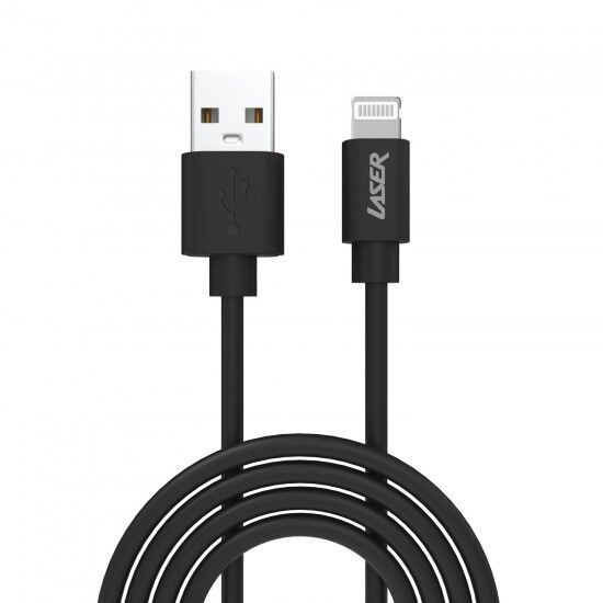 Laser MFi Lightning to USB-A Fast Charging 2m Cable 2 Pack