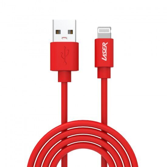 Laser MFi Lightning to USB-A Fast Charging 2m Cable 2 Pack