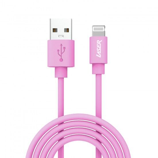 Laser MFi Lightning to USB-A Fast Charging 2m Cable 2 Pack