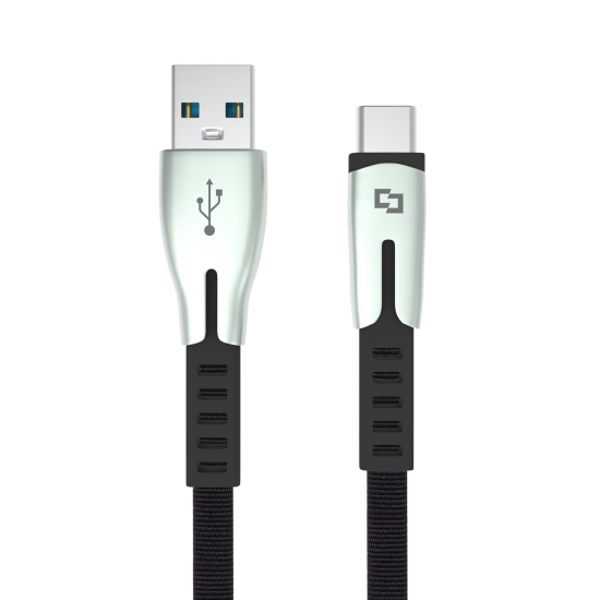 Laser ChargeCore Braided USB-A to USB-C 2m Fast Charging Cable