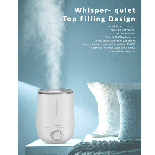 Sansai 220 240V AC Ultrasonic 4.8L Air Humidifier Aromatherapy Mist Purifier