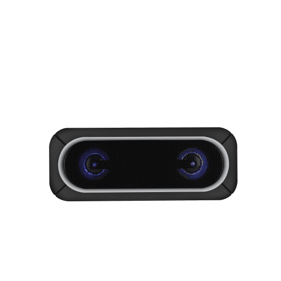 Laser LED Bluetooth Speaker Hand Free Built in Mic Black Grey