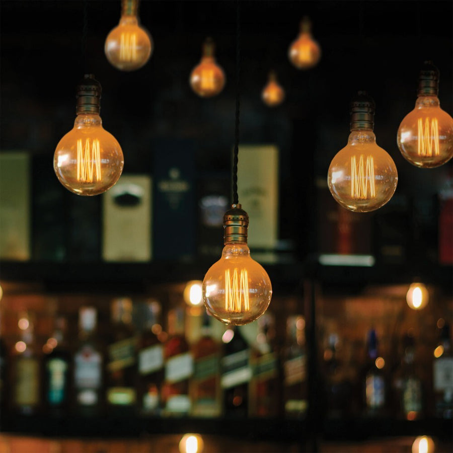 Laser Smart LED Filament Bulb Smoke E27 G80 800 lumens 7W by Remote control