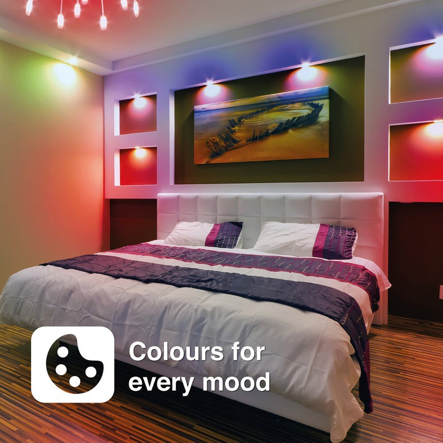 Laser Smart RGBW LED Bulb 10W E27 Connection 1000 Lumens and 16.5 million Colour