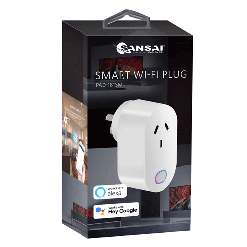 Sansai Smart Wifi Plug 240V Wall Socket Smartphone Remote Control