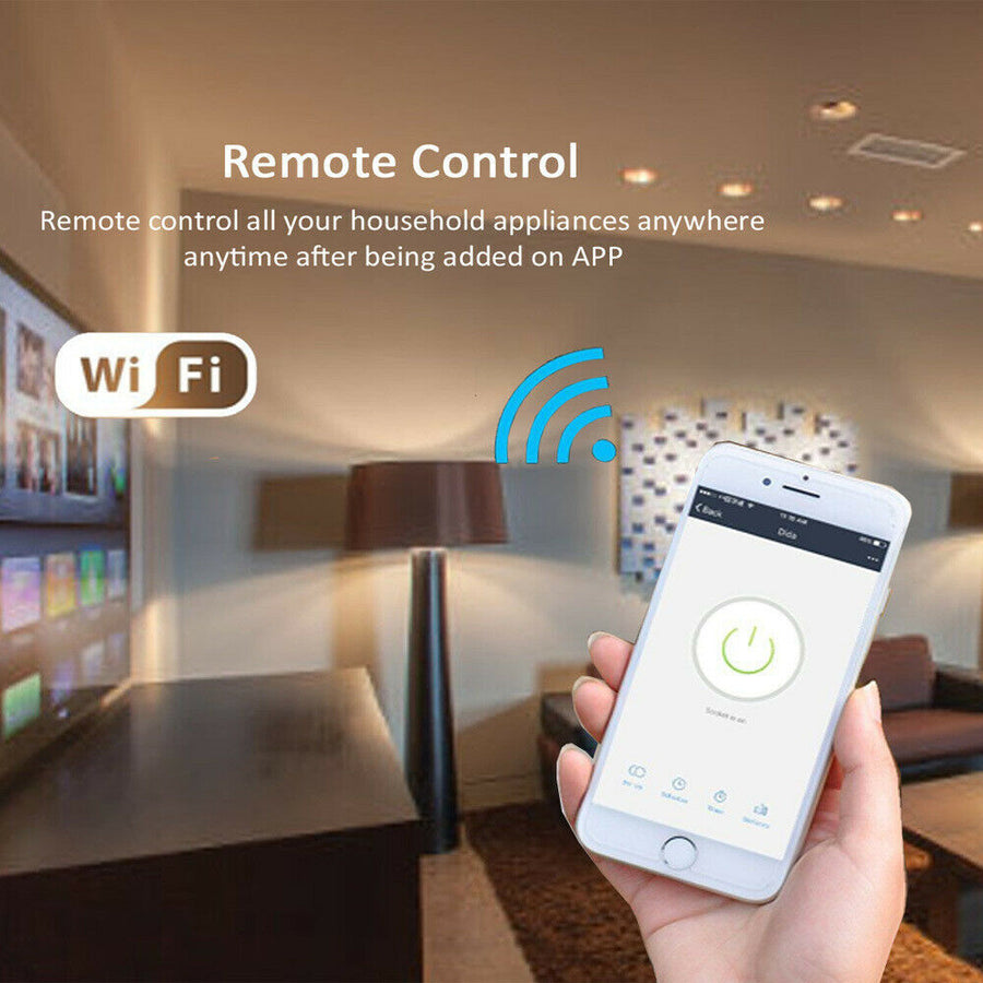 Sansai Smart Wifi Plug 240V Wall Socket Smartphone Remote Control