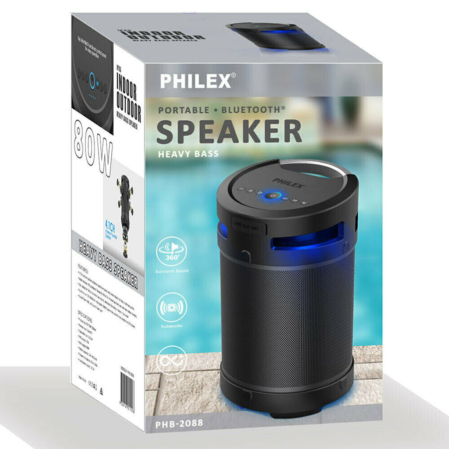 Philex 4.1CH 70Watt Rechargeable TWS Portable USB Aux In Bluetooth Speaker