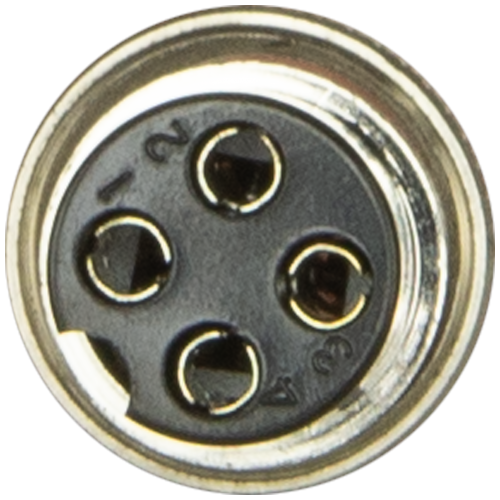 GME PL2014 Pin Microphone Connector Plug Suits Older Style Hand Curly Cords