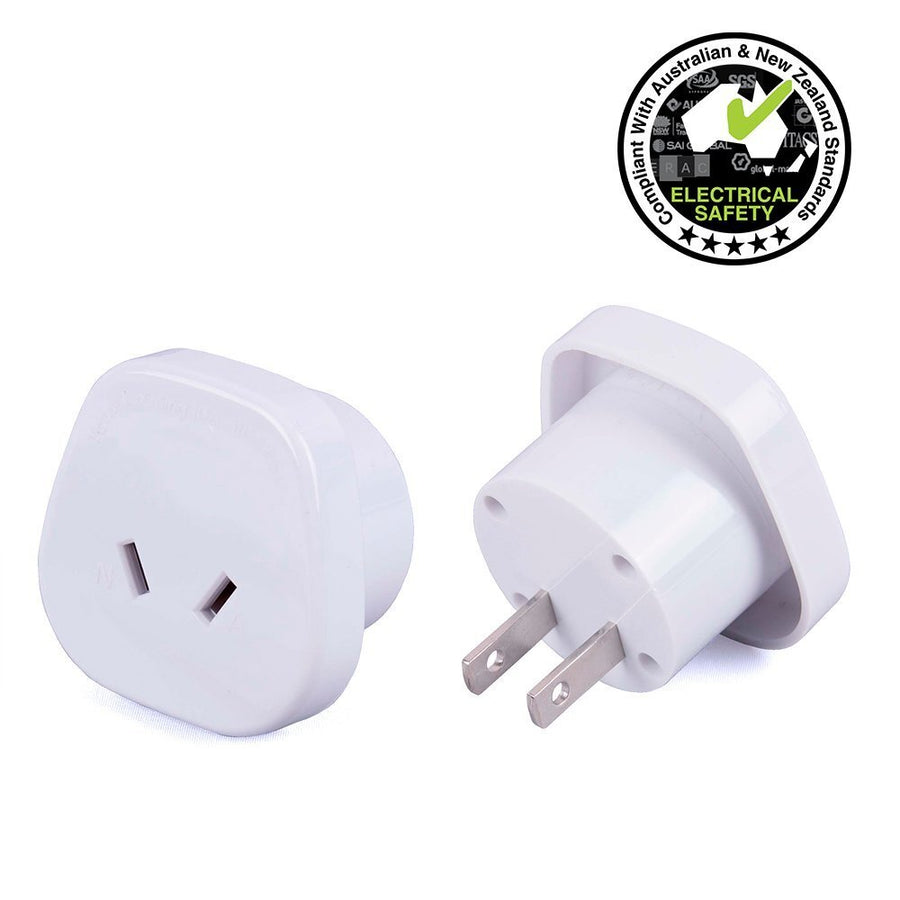Laser Compatible Light Weight Travel Adaptor for USA China Japan