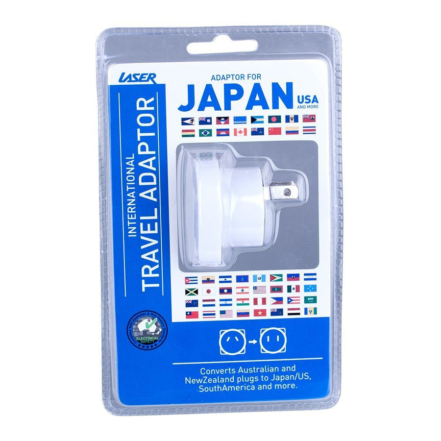 Laser Compatible Light Weight Travel Adaptor for USA China Japan