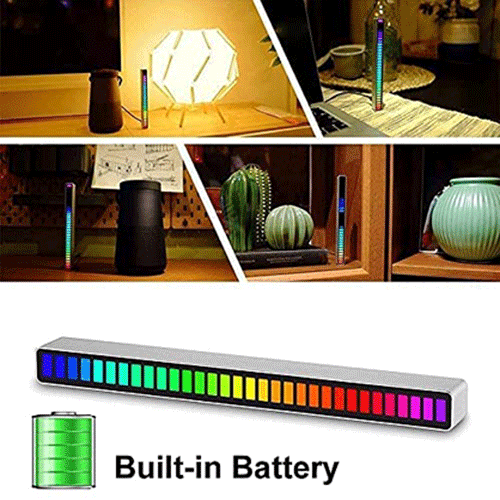 Sansai 40 Colorful Music 5 levels Speed LED RGB Ambiance Light Bar APP Control