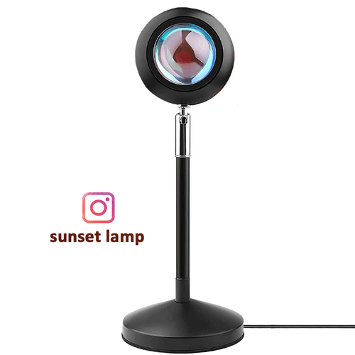 Sansai USB Powered  16 Colors Changing RGB LED Sunset Lamp with Remote Control