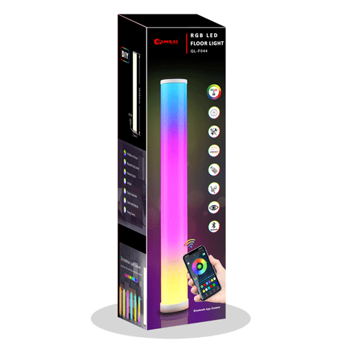 Sansai 60LED RGB LED Floor Lamp Party Light with APP Control & Remote Control