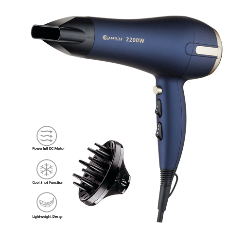 Sansai 2200W 240V 3 Heat & 2 Speeds Settings Professional Hair Dryer