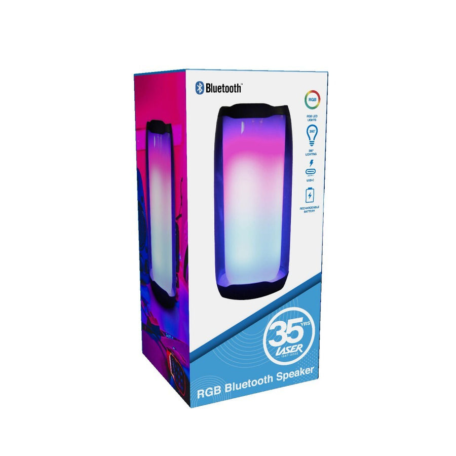 Laser Pluse Bluetooth Speaker 8W Wireless and RGB Light