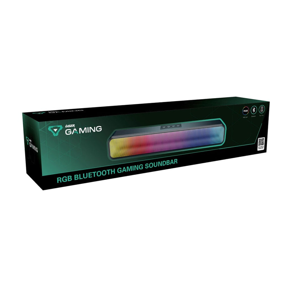 Laser 5W Bluetooth Gaming RGB Soundbar Built in Rechargeable Battery and Mic