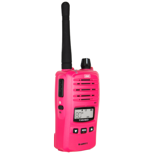 UHF TX6160XMCG 5-1 Watt IP67 UHF CB Handheld Radio McGrath Foundation Pink