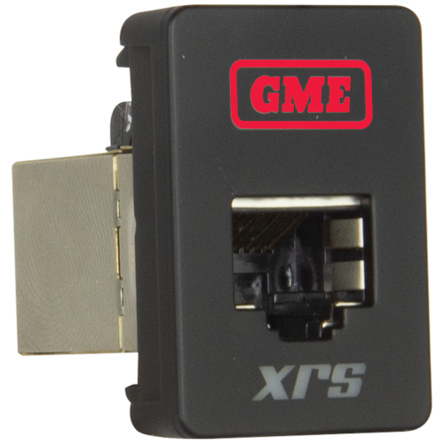 GME XRS-RJ45R1 Pass-Through Adaptor Type 1 CAT.6 Connect UHF CB Radios Red LED