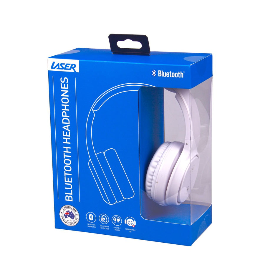 Laser Foldable Wireless 40mm Driver Bluetooth Stereo Headphones