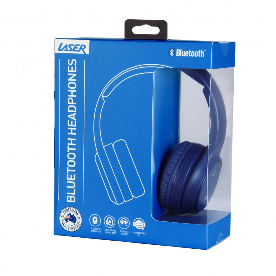 Laser Foldable Wireless 40mm Driver Bluetooth Stereo Headphones